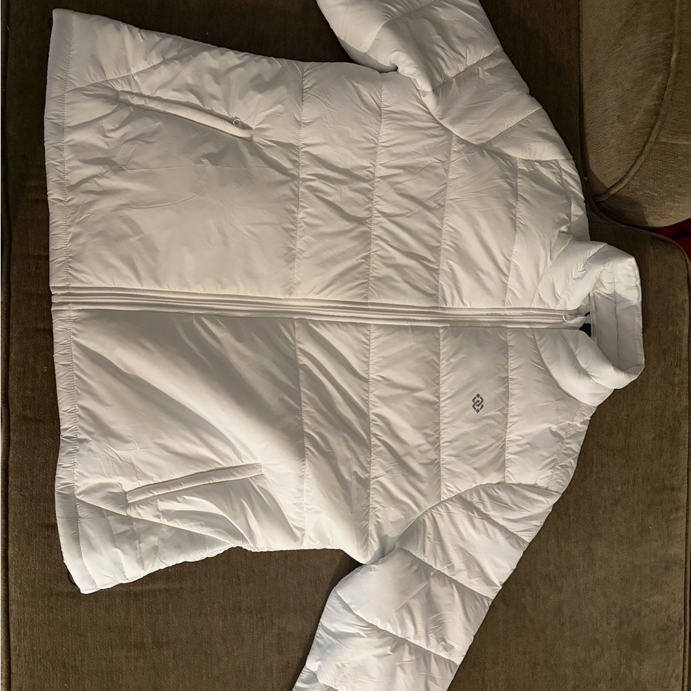 Source Unknown Elegant White Puffer Jacket - image 2